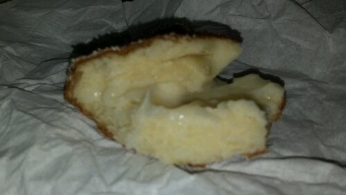 Custard filled malasada